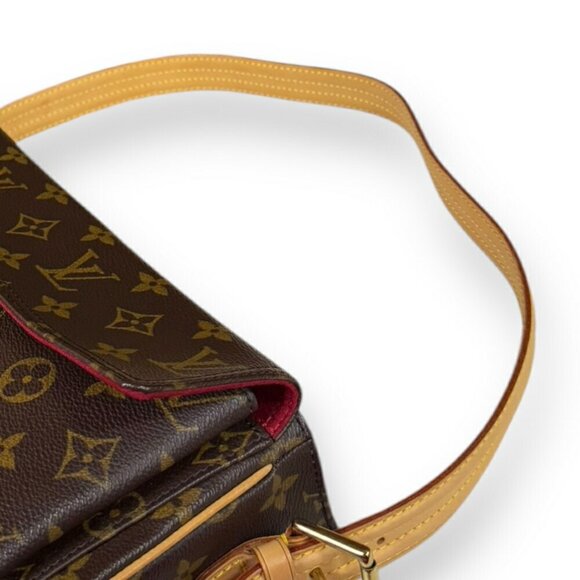 LOUIS VUITTON Brown Monogram Canvas Shoulder Bag - Picture 15 of 15